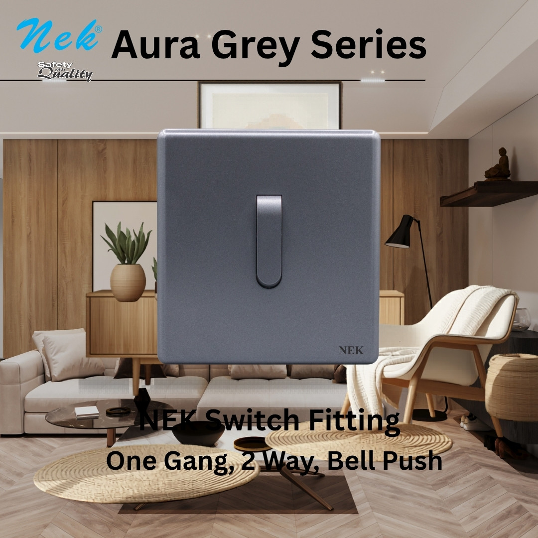 aura grey 1 gang